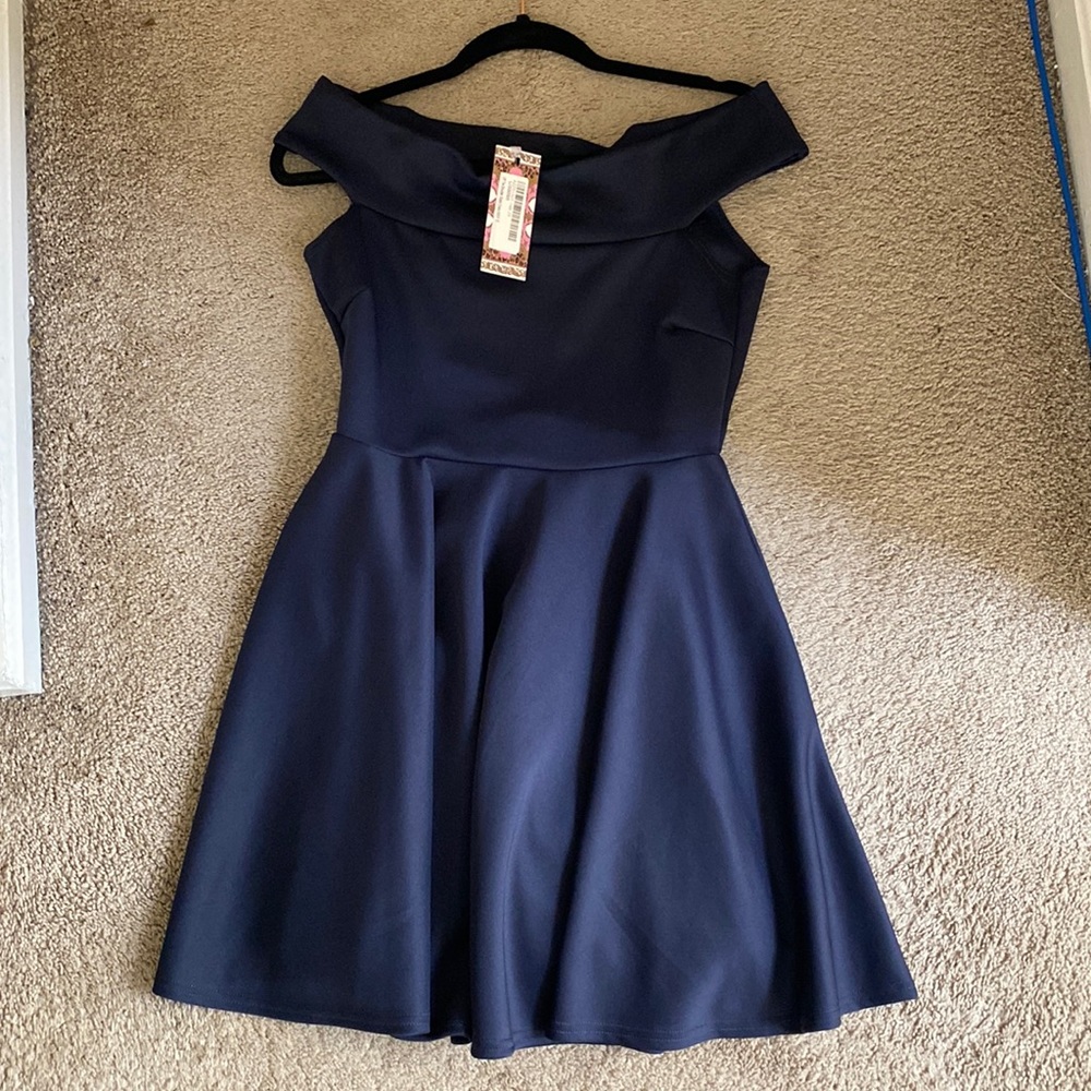 Off Shoulder Mini Dress